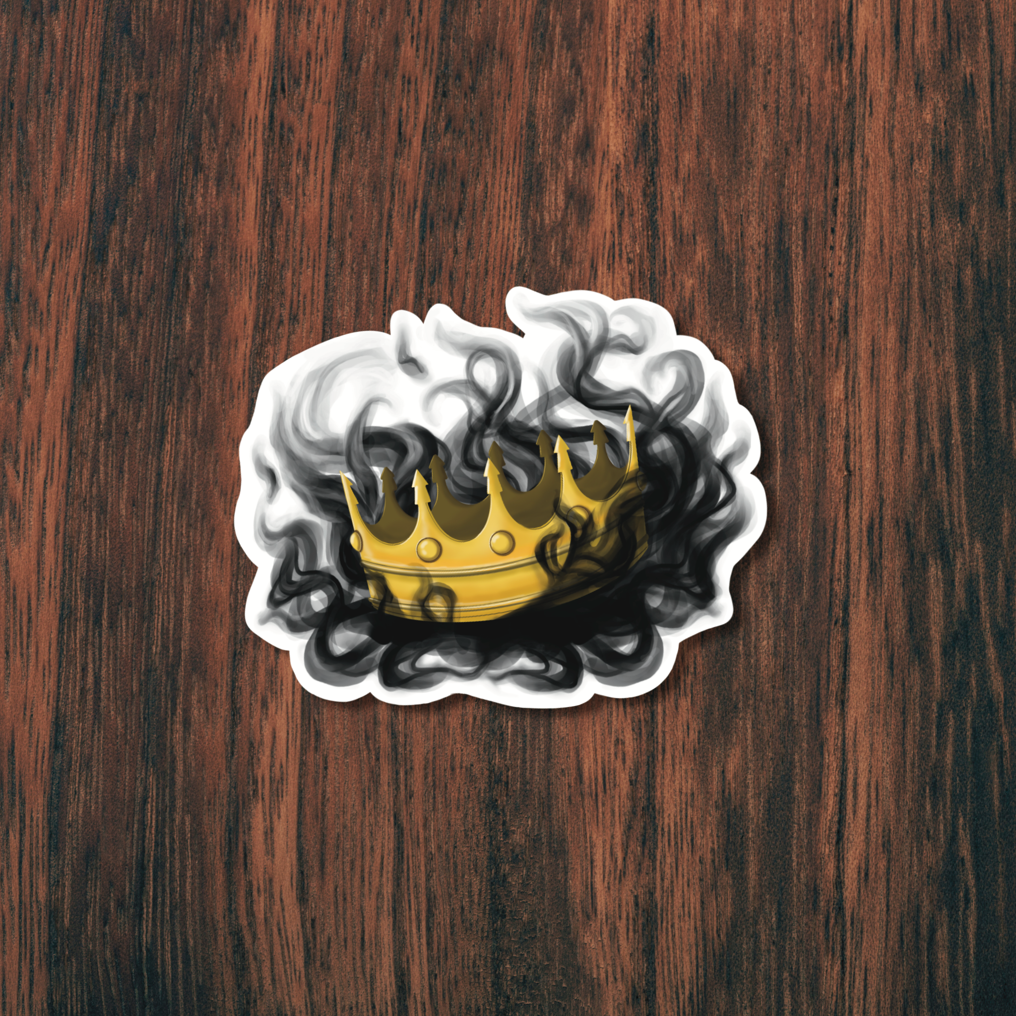 Shadow Crown Sticker