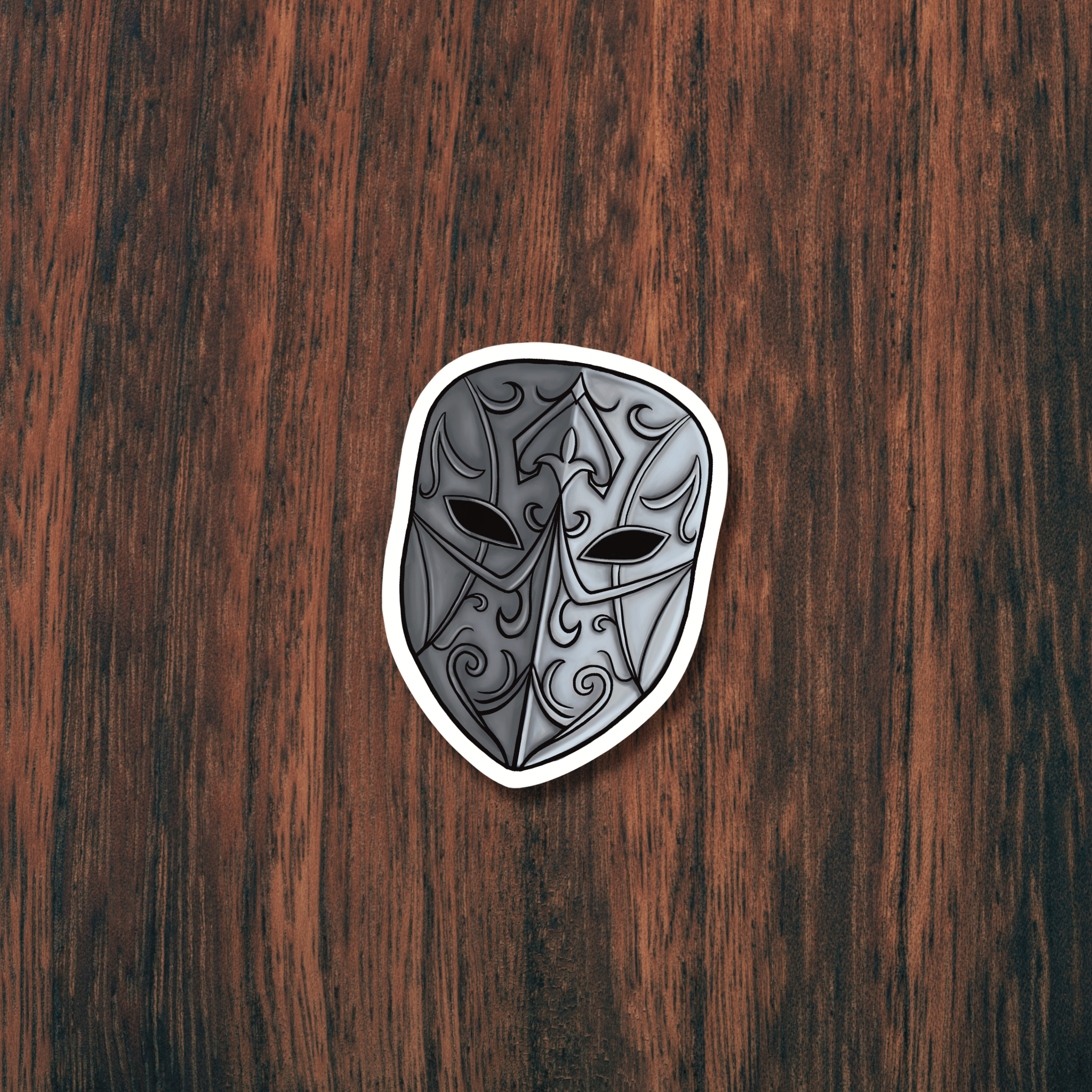 Laurel's Mask Sticker